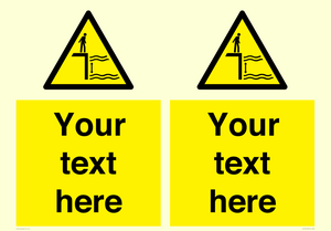 Custom Warning variable water depth